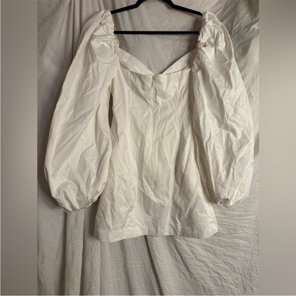 10. House of CB White Long Sleeve Dress - Picture 8 of 8